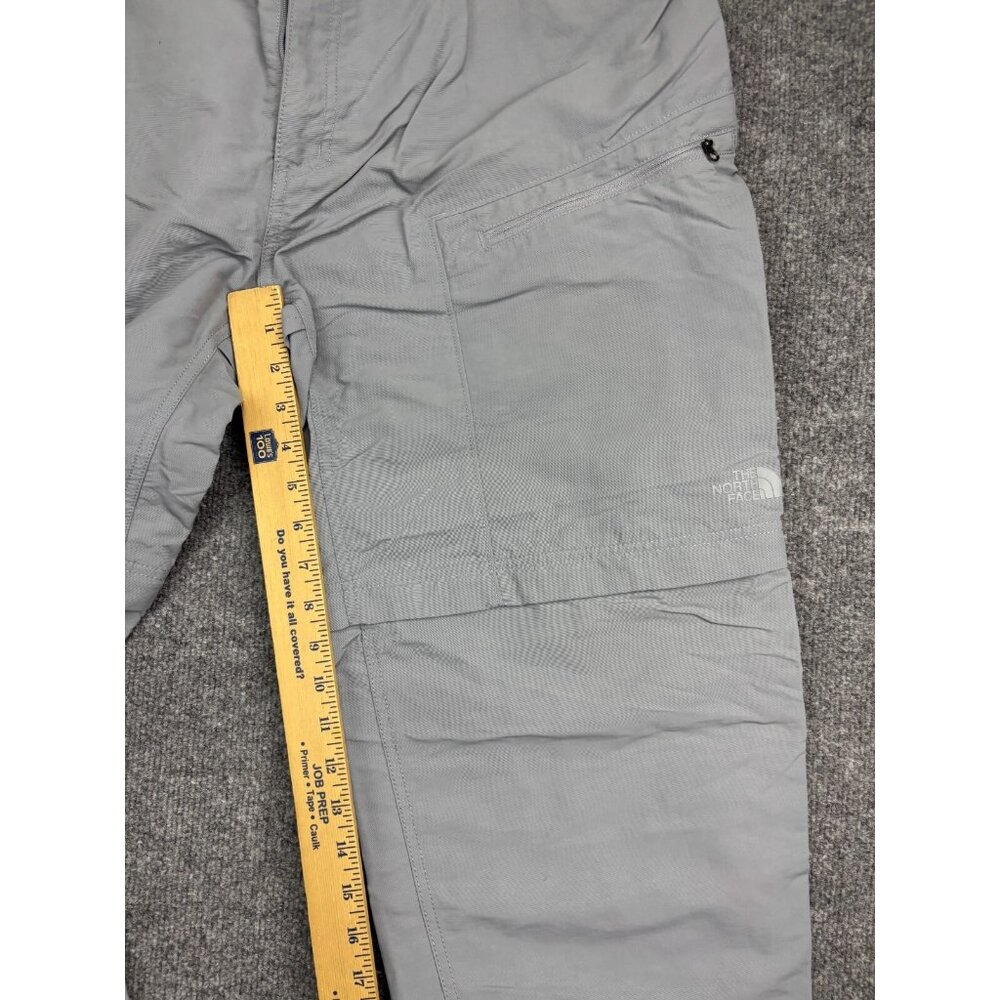 The North Face Convertible Pants Men's X-Large Gray Straight Leg Pockets Nylon - Picture 5 of 10